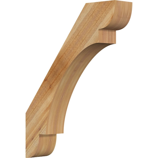 Ekena Millwork 6"W x 28"D x 36"H Olympic Rough Sawn Knee Brace, Western Red Cedar BRC06X28X36OLY00RWR - main